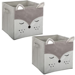 Toilinux L514590 Boîte de rangement Gris