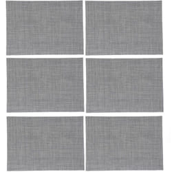 Toilinux L514640 set de table Gris 6 pièce(s)