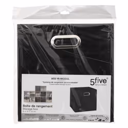 Toilinux L514504 Boîte de rangement Noir - Vue supplémentaire 4