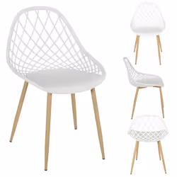 Toilinux L702471 chaise d'extérieur Blanc