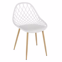 Toilinux L702471 chaise d'extérieur Blanc - Vue supplémentaire 4