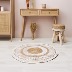 Toilinux 702395 Tapis pour salle de jeux Blanc