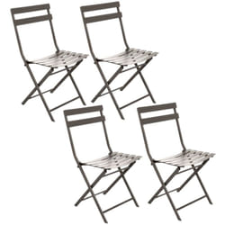 Toilinux L511815 chaise d'extérieur Vert, Gris