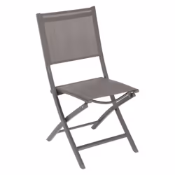 Toilinux L511804 chaise d'extérieur Marron, Gris