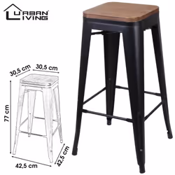 Toilinux L751840 Tabouret de bar