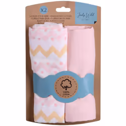 Découvrez ce lot de 2 langes pour Bébé. FICHE TECHNIQUE - assortiment de 2 langes. - Matière : 100% Coton. - Gamme : Zig-Zag. ...