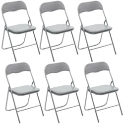 Lot de 6 Chaises pliantes en pvc