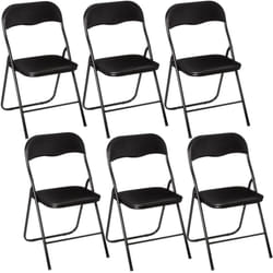 Lot de 6 Chaises pliantes en pvc