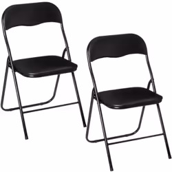 Pratique et colorée, ce lot de 2 chaises sera idéal pour les tablées à rallonge. Une fois utilisé, il vous suffira de les rep ...