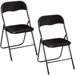 Lot de 2 Chaises pliantes en pvc