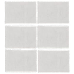 Toilinux L514627 set de table Blanc 6 pièce(s)