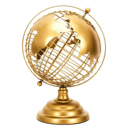 Toilinux Globe Terrestre Métal