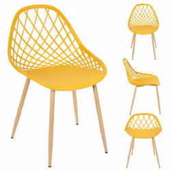 Toilinux L702476 chaise d'extérieur Jaune