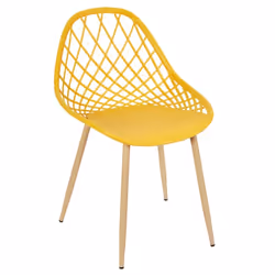 Toilinux L702476 chaise d'extérieur Jaune - Vue supplémentaire 5