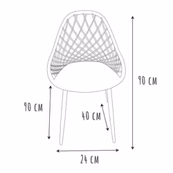 Toilinux L702473 chaise d'extérieur