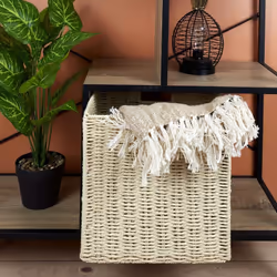 Toilinux L702531 Boîte de rangement Beige