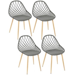 Toilinux L702472 chaise d'extérieur Gris