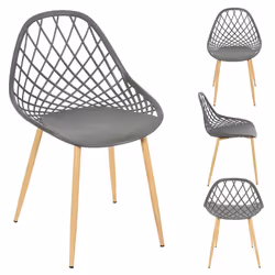 Toilinux L702472 chaise d'extérieur Gris