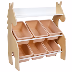 Meuble de rangement Licorne 6 bacs et 1 étagère