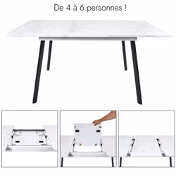 Toilinux 702401 table de cuisine et de salle à manger - Vue supplémentaire 5