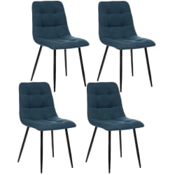 Toilinux Chaise Sirac - Bleu Canard