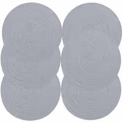 Donnez du caractère à votre table tout en la protégeant des salissures grâce à ce lot de 6 Sets de table tressés en coton. So ...