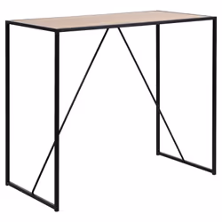 Table de bar haute Sireine en MDF et métal