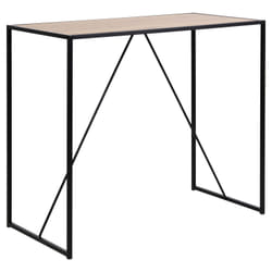 Table de bar haute Sireine en MDF et métal