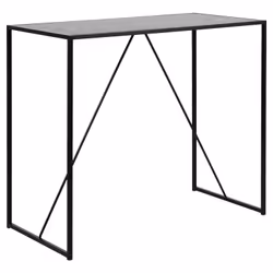 Table de bar haute Sireine en MDF et métal