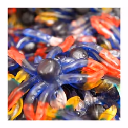 Bonbons araignées à l'encre - Sachet 1kg