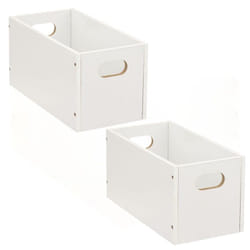 Toilinux L514933 Boîte de rangement Blanc