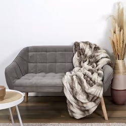Toilinux 702546 plaid Beige, Marron