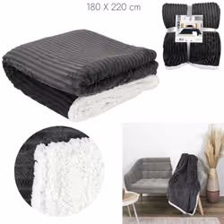 Toilinux 702548 plaid Gris - Vue supplémentaire 5