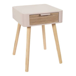 Toilinux 702611 Table de nuit et table de chevet Rose