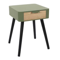 Toilinux 702605 Table de nuit et table de chevet Vert
