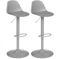 Lot de 2 Chaises de bar Aiko en polypropylène ajustable