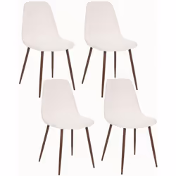 Revitalisez votre intérieur avec ce lot de 4 chaises au design contemporain et aux couleurs épurées. FICHE TECHNIQUE - Lot de ...