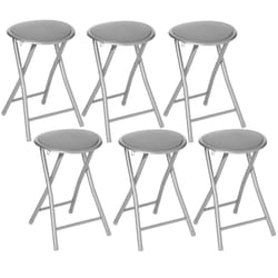Lot de 6 Tabourets pliants en PVC