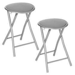 Lot de 2 Tabourets pliants en PVC