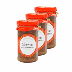 Confiture de marrons avec morceaux - Confiture de Noël