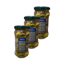 Olive verte farcie aux cornichons - diamir