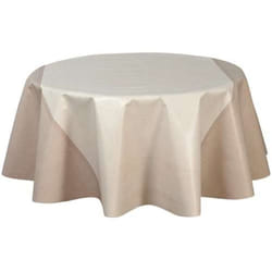 Toilinux - Nappe en toile cirée ronde Stowe