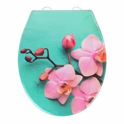 Wenko - Abattant WC Orchidée - Bois - Multicolore