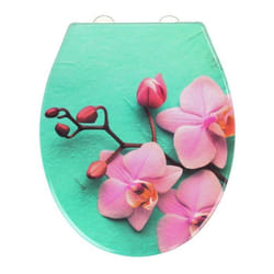 Wenko - Abattant WC Orchidée - Bois - Multicolore