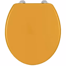 Ajoutez une touche chaleureuse et rétro à vos toilettes avec ce siège de WC jaune moutarde. Ce siège de style rétro s'harmoni ...