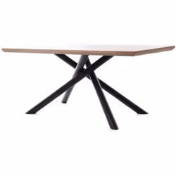 Découvrez l'élégance contemporaine de notre table à manger Léonie. Dotée d'un plateau rectangulaire spacieux en bois MDF mesu ...