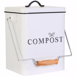 Je Cherche Une Idee - Poubelle de compostage en métal