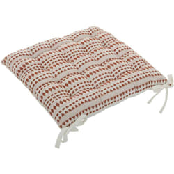 Galette de chaise rectangulaire Tavares