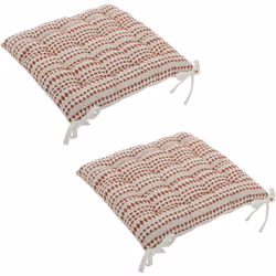 Les galettes de chaise Tavares avec leur motif jacquard sont des pièces élégantes et fonctionnelles qui ajoutent une touche d ...
