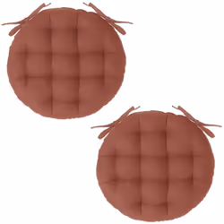 Ce lot de galettes de chaise Alix est idéal pour accompagner vos chaises. FICHE TECHNIQUE - Lot de 2 galettes de chaise - Gal ...